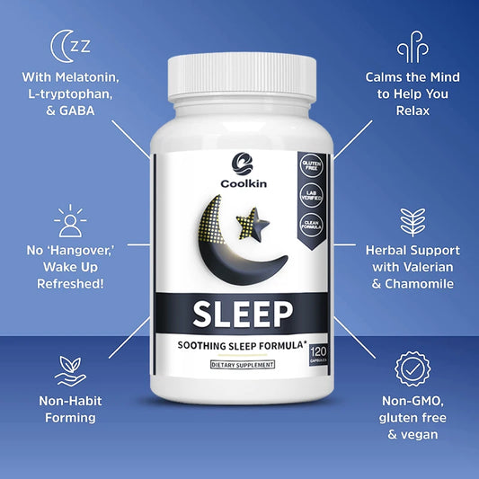 Valerian Root & Melatonin – Faster Sleep, Deeper Rest