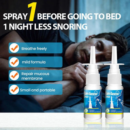 Anti-Snoring Nasal Spray – Natural Relief for Better Sleep