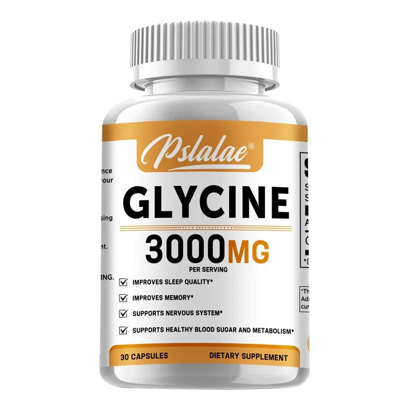 Glycine Capsules - Improve Sleep Quality and Suppress Appetite, Promote Deep Sleep